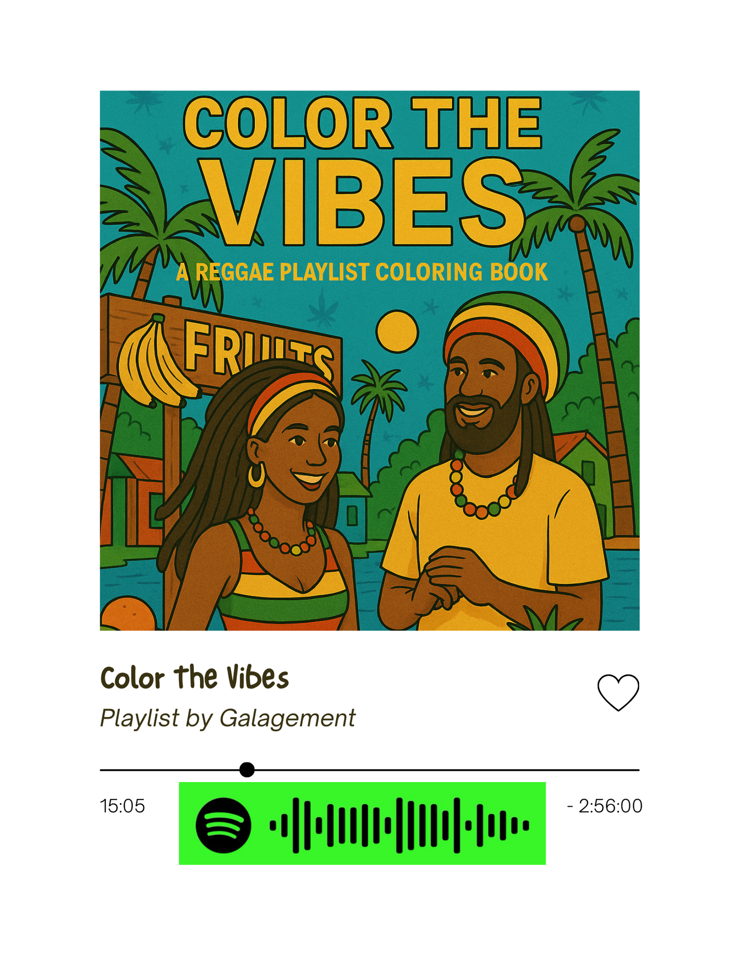 Color The Vibes (Digital PDF Download) Adult Coloring Book